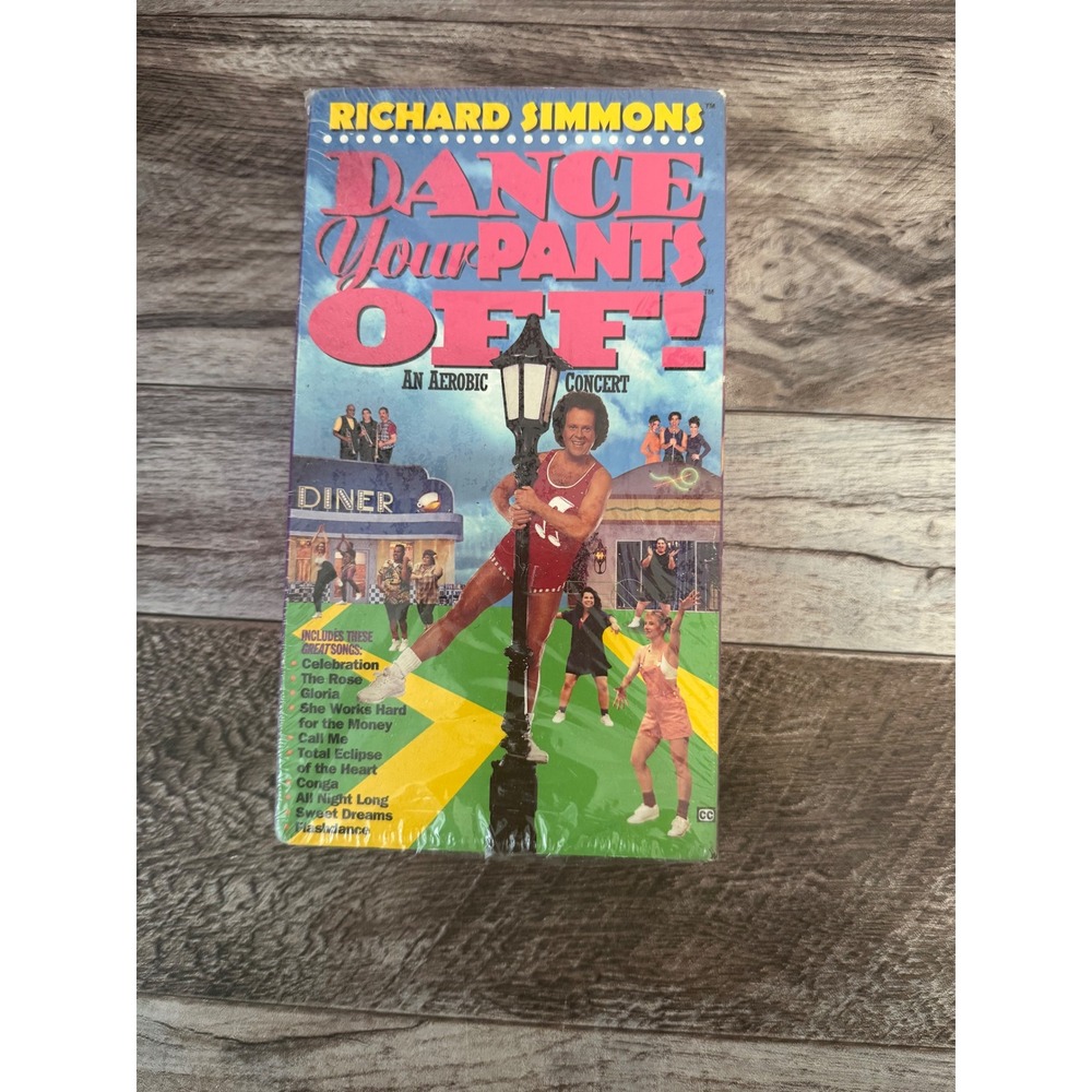 Richard Simmons Dance Your Pants Off VHS‎ Sealed 1990s Workout Aerobics Retro